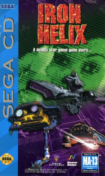 Cover Iron Helix for Sega CD